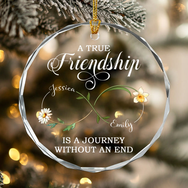 Personalized A True Friendship Ornament Gift for Best Friends