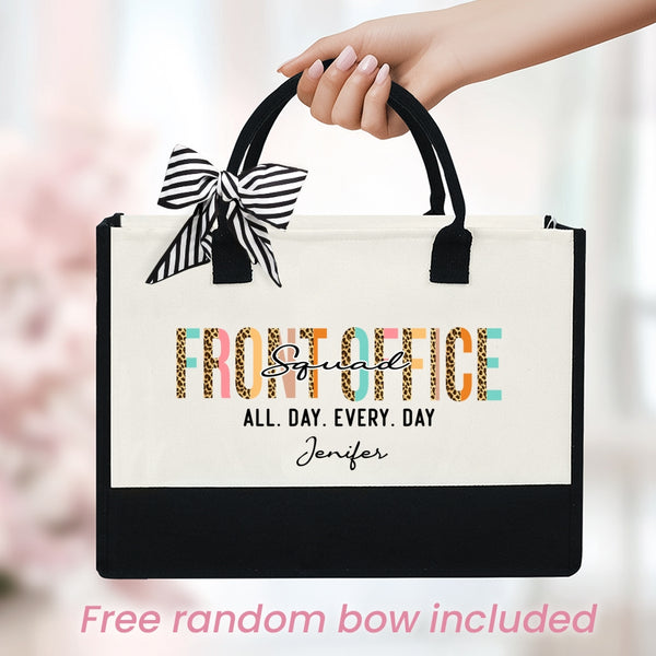 Front Office Tote Bag, Secretary Gifts, Administrative Assistant Tote Bag, Office Staff Appreciation Gift, School Admin Gift, Office Team
