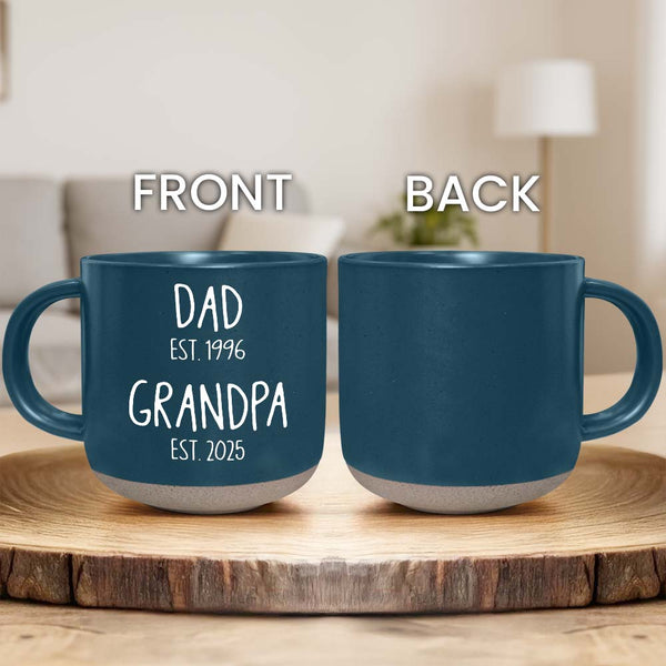 Personalize Promoted Dad to Grandpa Mug, New Grandpa, Grandparents Pregnancy Announcement, Christmas Gifts For Dad, Baby Reveal, Coffee Cup MLN5783NTH