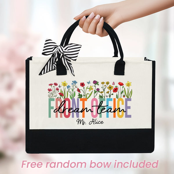 Front Office Tote Bag, Office Staff Appreciation Gift, School Secretary, Office Staff Gifts, Administrative Assistant, Office Team Tote Bag MLN5600TTH
