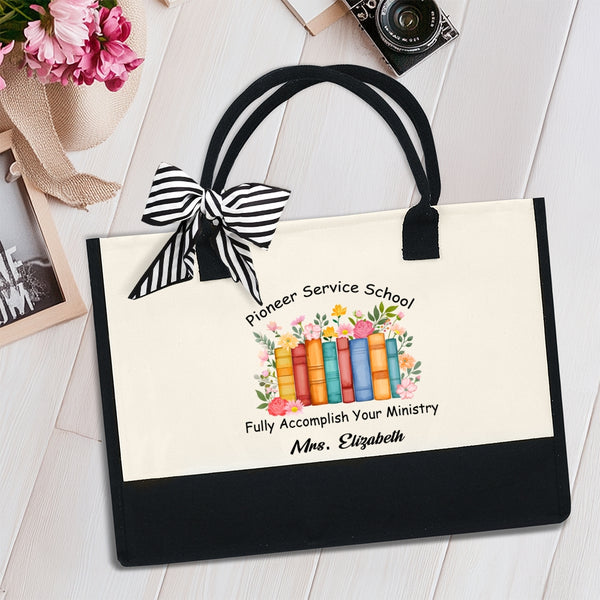 Personalized Pioneer School Tote Bag, JW Pioneer School 2025 Gift, Pioneer School Gift Bag, Best Life Ever Bag, JW Pioneer Gift, JW Gift