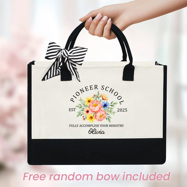 Personalized Pioneer School Tote Bag, JW Pioneer School 2025 Gift, Pioneer School Gift Bag, JW Pioneer Gift, JW Gift, Best Life Ever Bag THR333TMN