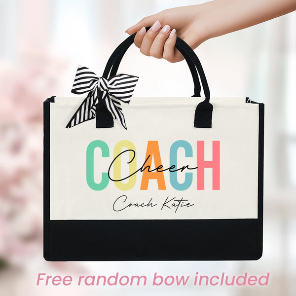Cheer Coach Gift, Cheerleading Coach Gifts, Cheer Coach Tote Bag, Thank You Gift For Coach, Custom Coach Gift, Team Gift, Coach Appreciation MLN5233DNV
