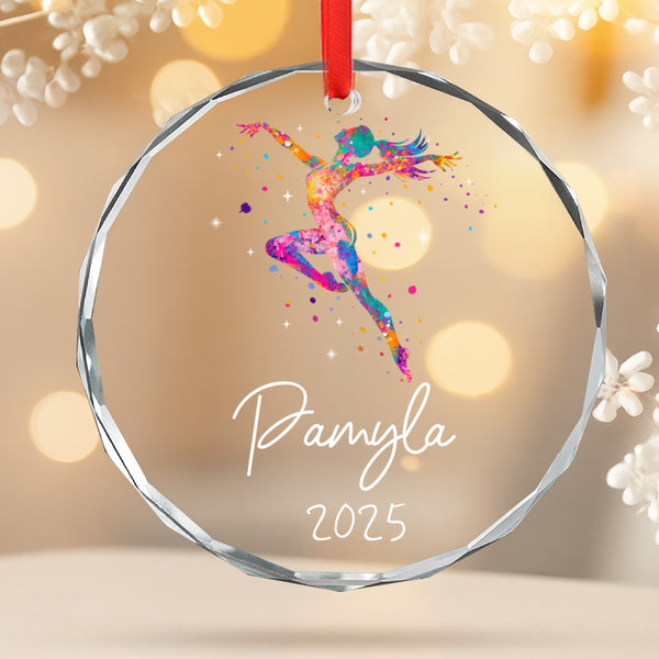 Dance Christmas Ornament, Personalized Dance Christmas Ornament Gift for Dancer, Ballet Dance Gift,Dance Ornament, Ballet Ballerina Ornament