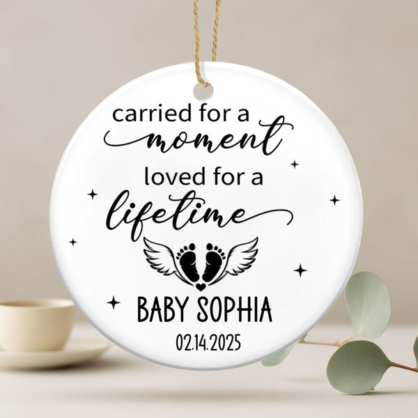 Miscarriage Ornament, Baby Memorial Keepsake, Stillbirth Keepsake, Infant Loss, Sympathy Gifts, Baby Loss sympathy Gift,Angel Baby, Memorial
