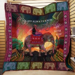Angel Walks With You - Bohemian Elephant Quilt P138 PD Geembi™