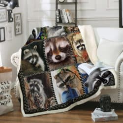 Raccoon Collection Sofa Throw Blanket P172 Geembi™