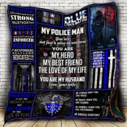 My Policeman My Husband Quilt Geembi™