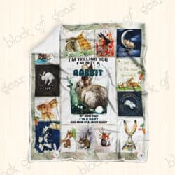 Even The Smallest One Can Change The World Rabbit Sofa Throw Blanket P345 Geembi™