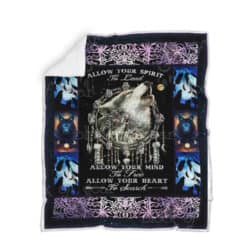 Wolf And Dreamcatcher Sofa Throw Blanket TH529 Geembi™