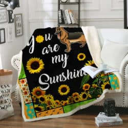 You Are My Sunshine - German Shepherd Sofa Throw Blanket SS060 Geembi™