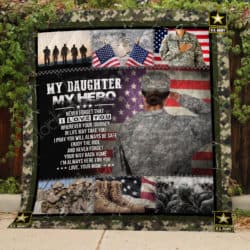 My daughter - My hero, U.S. Army Quilt Th477b Geembi™
