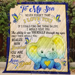 To my son from Dad Quilt TH541c Geembi™
