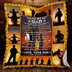 My Dad, Thank You And Love You Quilt Geembi™