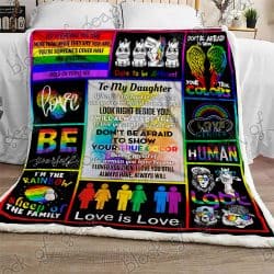 Daughter, I Am So Proud Of You Pride Sofa Throw Blanket P539d Geembi™