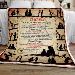 I Love You - Mom And Son Sofa Throw Blanket SS256 Geembi™