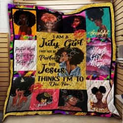 July Girl - Black Queen Quilt Geembi™