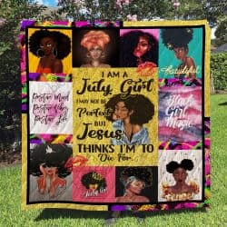 July Girl - Black Queen Quilt Geembi™