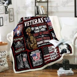 American Proud Veteran Sofa Throw Blanket P485 Geembi™