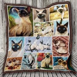 Siamese Cat Quilt TH720 Geembi™