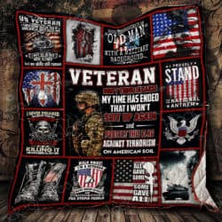 American Proud Veteran Quilt P485 Geembi™