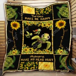 Sunflower Turtle Quilt TH691 Geembi™