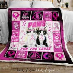 Paws For The Cause Sofa Throw Blanket DK467 Geembi™