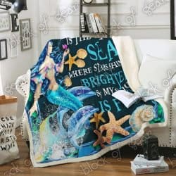 Mermaid Of The Sea Sofa Throw Blanket NP75 Geembi™