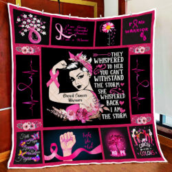 Breast Cancer Quilt Geembi™ Pink Cancer Warrior Quilt
