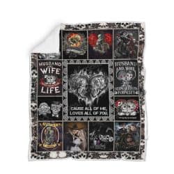 Husband and Wife Together For Life Sofa Throw Blanket Geembi™