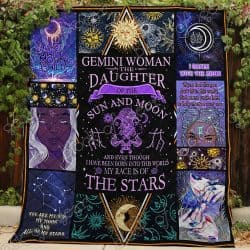 Gemini Woman Moon Child Quilt Geembi™