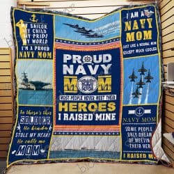 Proud Navy Mom Quilt NH20 Geembi™