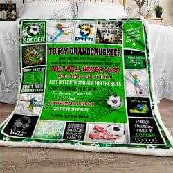 Soccer Granddaughter, Love Grandma Sofa Throw Blanket Geembi™