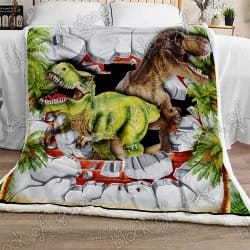 Time Travel Dinosaur Sofa Throw Blanket NP143 Geembi™