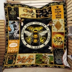 Keep Calm And Love Bees Quilt THL941B Geembi™