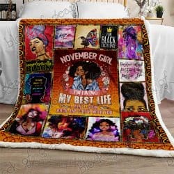 November Girl Sofa Throw Blanket Geembi™