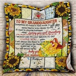 To My Grannddaughter, Loving You Quilt Geembi™