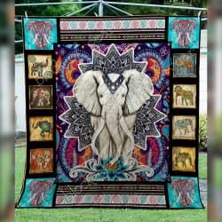 Mandala Elephant Quilt Geembi™