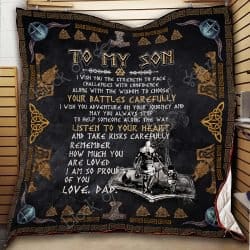 To My Son, Viking Quilt Geembi™
