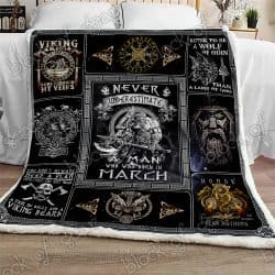 March Man Viking Sofa Throw Blanket Geembi™