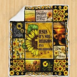 Find God In A Sunflower Sofa Throw Blanket THL943 Geembi™