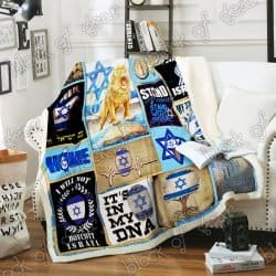 I Love Israel Sofa Throw Blanket Geembi™