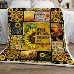 Find God In A Sunflower Sofa Throw Blanket THL943 Geembi™