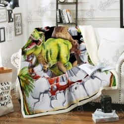 Time Travel Dinosaur Sofa Throw Blanket NP143 Geembi™