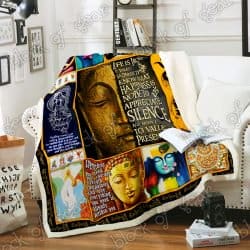 I Love Buddhism Sofa Throw Blanket Geembi™