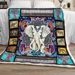 Mandala Elephant Sofa Throw Blanket Geembi™