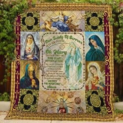 Our Lady of Sorrows - Mother Mary Quilt Geembi™