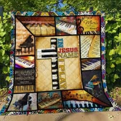 In Jesus Name I Play - Piano Quilt Geembi™