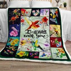 I Am Always With You Hummingbird Sofa Throw Blanket Geembi™