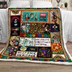 Hispanic Heritage Sofa Throw Blanket Geembi™